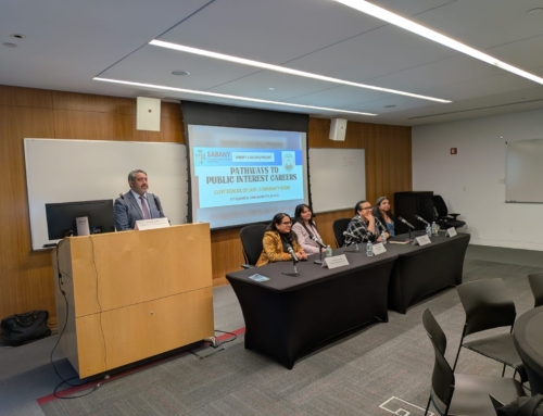 SAICBA-Q Co-Hosts “Pathways to Public Sector” Panel at CUNY Law